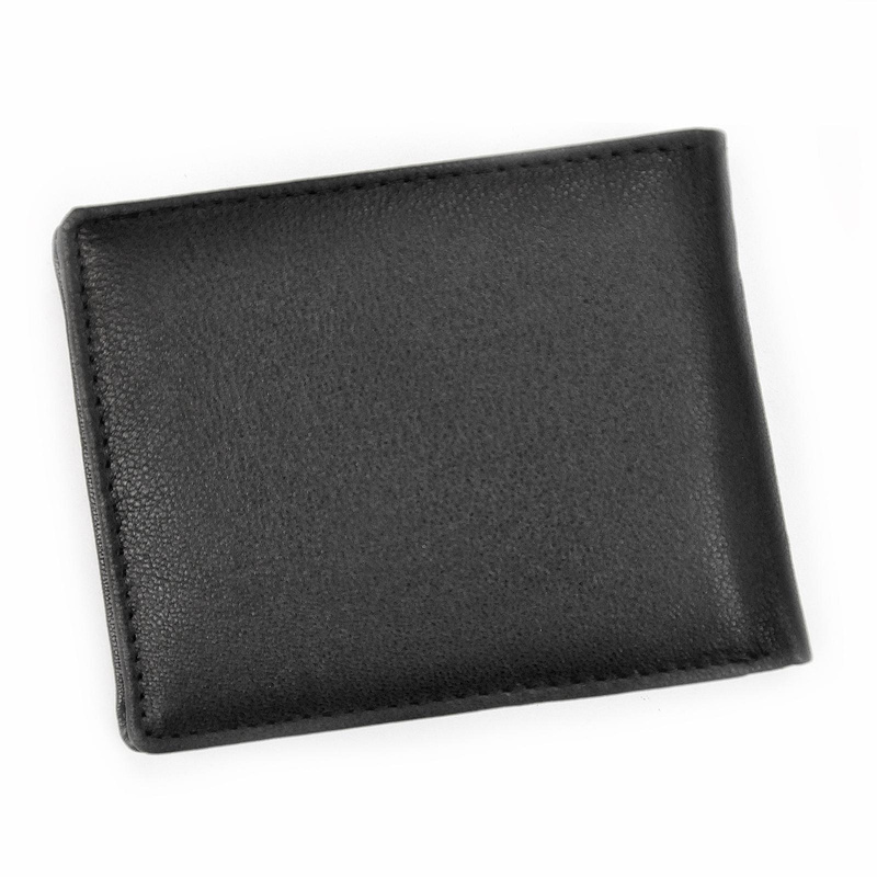 Funkcjonalny Skórzany męski portfel Money Kepper