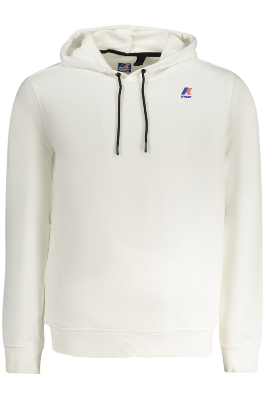 BLUZA K-WAY BEZ ZAMKA MĘSKA BIAŁA