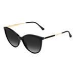 Okulary JIMMY CHOO BELINDA-S-807. Okulary przeciwsłoneczne, Kolor czarny. Kobieta.