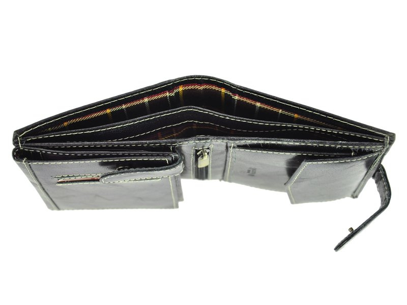 Portfel męski na karty i dokumenty z nubukowej skóry - Buffalo Wild