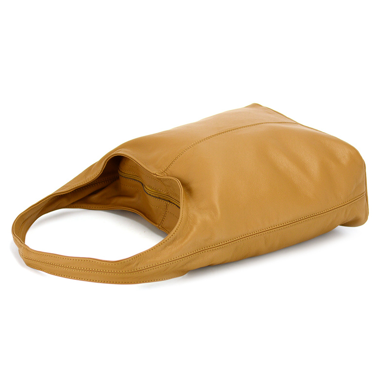 Duża stylowa shopperbag torebka na ramię skórzana z kieszeniami Voyager