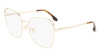 Okulary VICTORIA BECKHAM VB21255717716. EYEGLASSES, Kolor złoty. Kobieta.