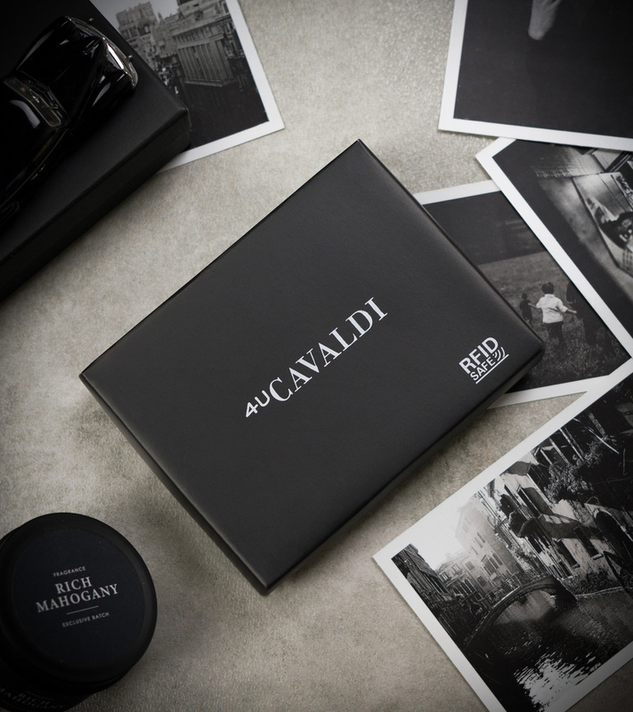 Skórzany męski portfel Cavaldi 0104-P-BS RFID