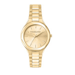 Zegarek TRUSSARDI R2453157505. Kwarcowy, Kolor złoty. Kobieta.