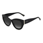 Okulary JIMMY CHOO XENA-S-807-9O. Okulary przeciwsłoneczne, Kolor czarny. Kobieta.