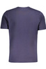 T-SHIRT MĘSKI Z KRÓTKIM RĘKAWEM GIAN MARCO VENTURI NIEBIESKI