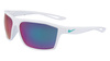 Okulary NIKE NIKELEGENDSME. Okulary przeciwsłoneczne, Kolor biały. Unisex.