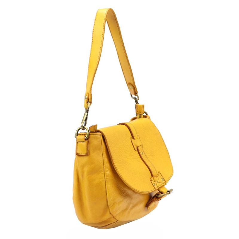 VS damska listonoszka skóra naturalna torebka na ramię z kieszeniami