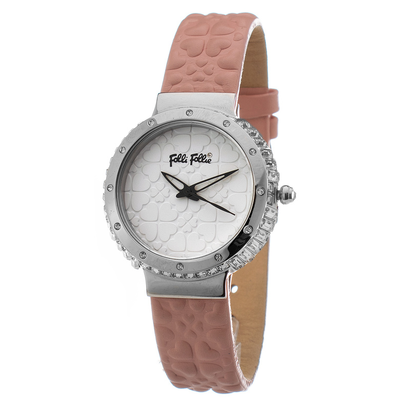 Zegarek FOLLI FOLLIE WF13A032SPRDF. Kwarcowy, Kolor biały. Kobieta.