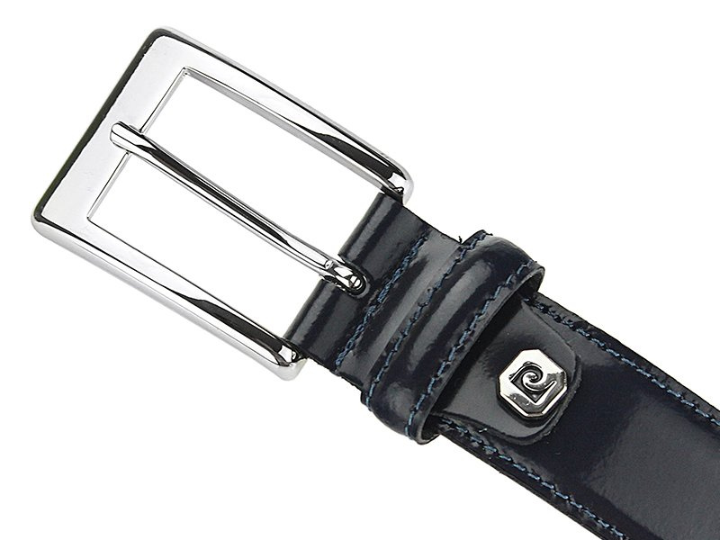 Pierre Cardin męski pasek do spodni skóra naturalna klasyczna klamra