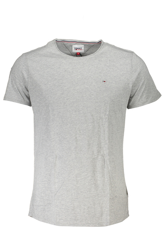SZARY T-SHIRT MĘSKI Z KRÓTKIM RĘKAWEM TOMMY HILFIGER