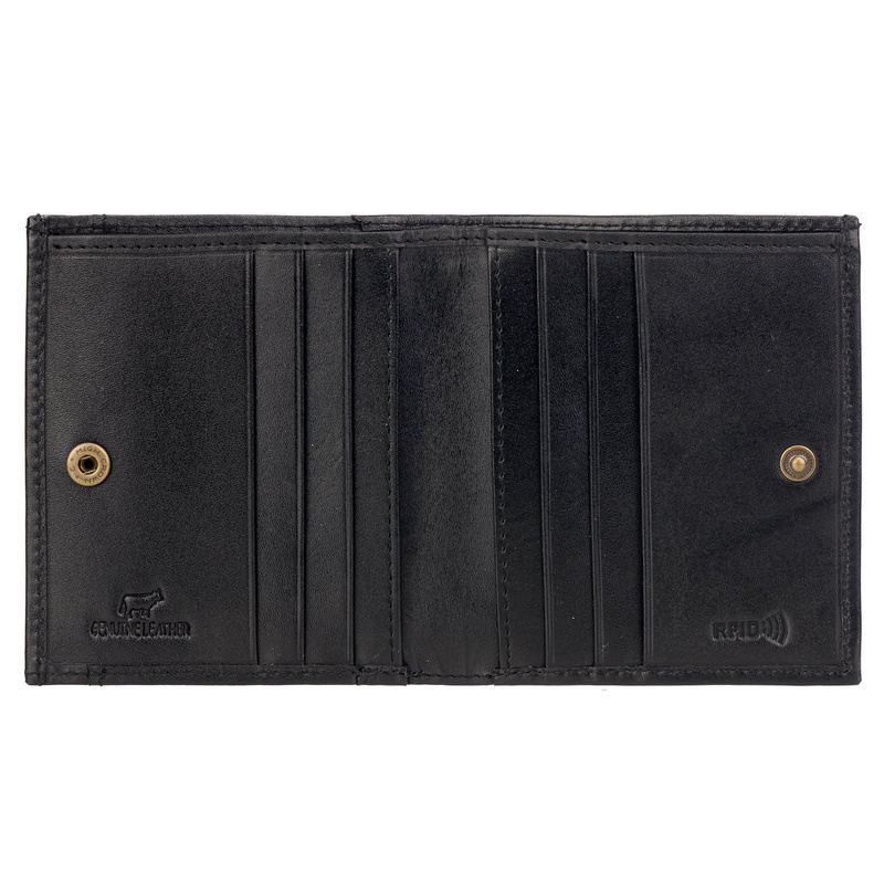 EL FORREST damska portmonetka skóra naturalna mały portfel system RFID