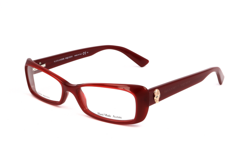 Okulary ALEXANDER MCQUEEN AMQ4184E5B. Okulary, Kolor BURGUNDY. Kobieta.