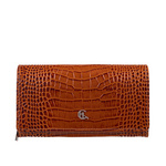 Portfel damski Canaletto ze skóry z wzorem krokodyla – ochrona RFID i wyjątkowy styl PD1634s262 RFID