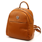 Gregorio damski miejski plecak-torebka skóra naturalna z kieszeniami