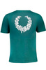 GIAN MARCO VENTURI ZIELONY T-SHIRT MĘSKI Z KRÓTKIM RĘKAWEM