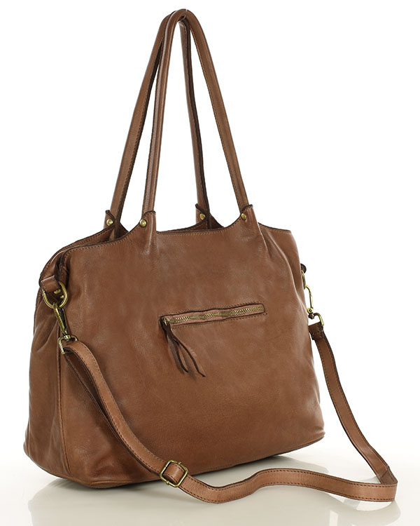 MAZZINI Torebka skórzana shopper bag ispirato dalla natura 