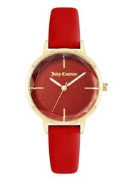 Zegarek JUICY COUTURE JC1326GPRD. Kwarcowy, Kolor czerwony. Kobieta.
