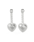 Biżuteria GUESS JUBE01071JWRH. Kolczyki, Kolor srebrny. Kobieta.