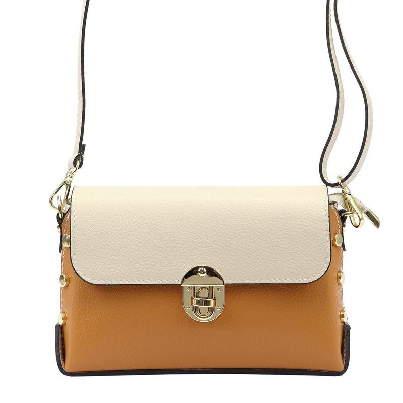 Luka damska listonoszka torebka przez ramię skóra naturalna stylowa