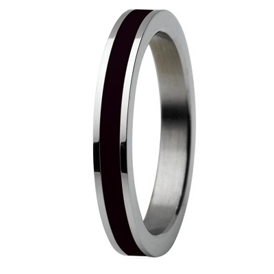 Biżuteria SKAGEN JRSB036SS6. Pierścionek, Kolor czarny srebrny. Kobieta.