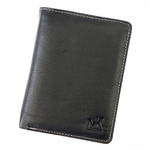 Money Kepper Rozbudowany męski portfel skóra naturalna pionowy składany