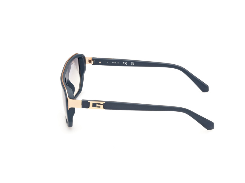 Okulary GUESS GU00124-5920C. Okulary przeciwsłoneczne, Kolor szary. Mężczyzna.