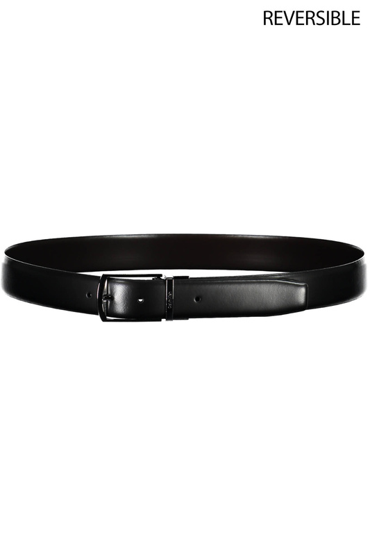 CALVIN KLEIN BLACK MĘSKI SKÓRZANY PASEK