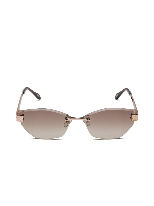 Damskie okulary przeciwsłoneczne Just Cavalli SJC202 08FC – miedziano-złote