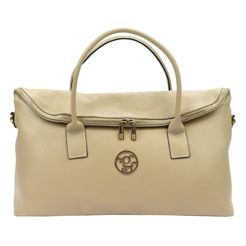 Gregorio Duża torebka damska do ręki elegancka ze skóry naturalnej