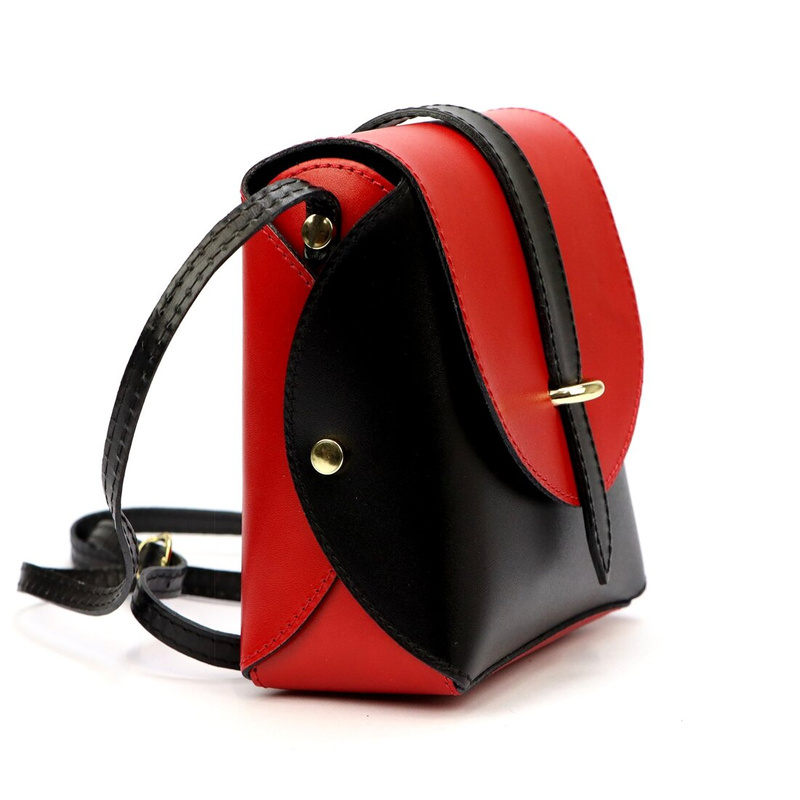 Gregorio damska listonoszka skora naturalna torebka z klapą na ramię