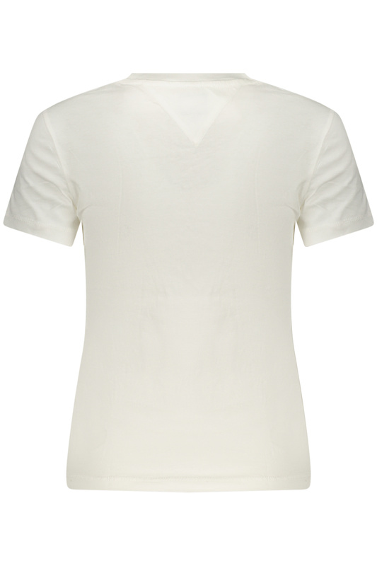 TOMMY HILFIGER DAMSKA KOSZULKA Z KRÓTKIM RĘKAWEM BIAŁA