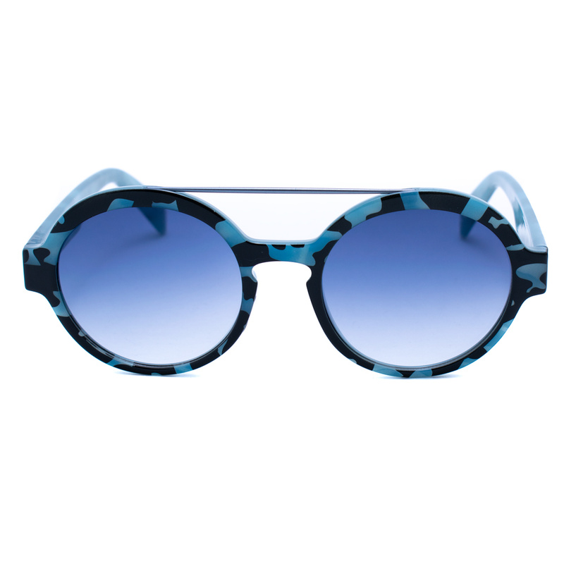 Okulary ITALIA INDEPENDENT 0913-147-GLS. Okulary przeciwsłoneczne, Kolor niebieski. Unisex.