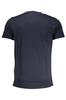 NIEBIESKI T-SHIRT MĘSKI Z KRÓTKIM RĘKAWEM KLASY CAVALLI