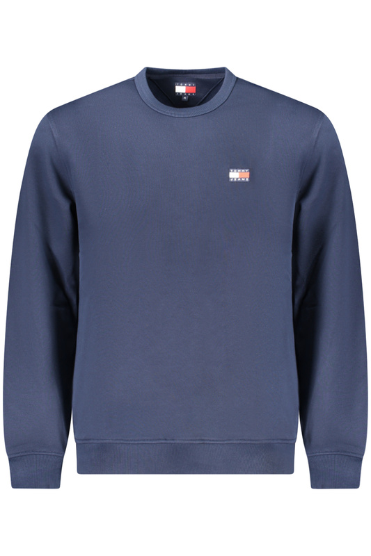 TOMMY HILFIGER MĘSKA NIEBIESKA BLUZA Z ROZPIĘCIEM