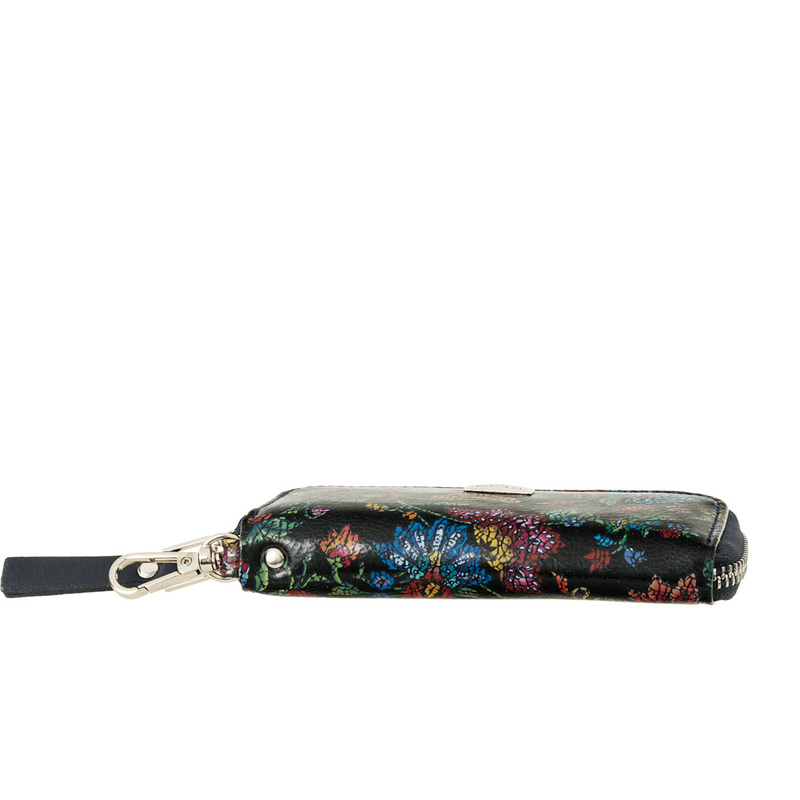 Etui na klucze BajuBaj z kolorowej skóry naturalnej – elegancja i srebrne detale ED010s115gr-n
