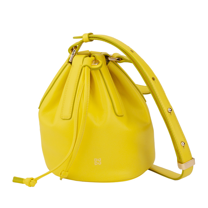 DUDU Worek skórzana torebka damska listonoszka z wyjmowanym etui na ramię 