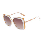 Okulary GUESS GF6185-5721F. Okulary przeciwsłoneczne, Kolor różowy. Kobieta.