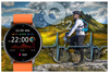 SMARTWATCH UNISEX GRAVITY GT1-10 - PULSOMETR, WŁASNE TARCZE (sg015j)