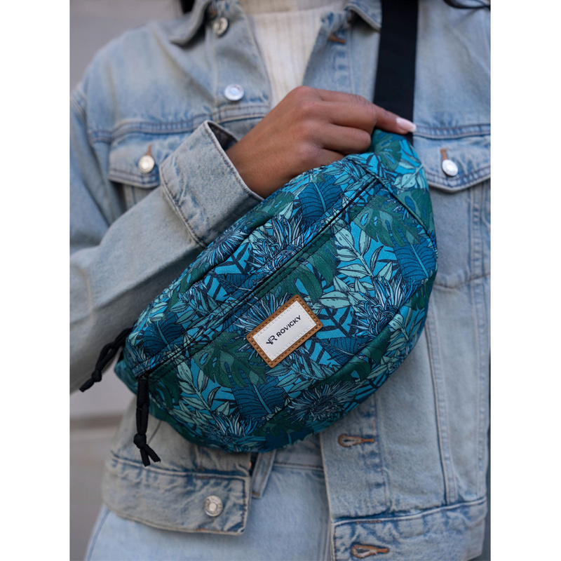 Modna saszetka nerka damska z kieszonką - Rovicky