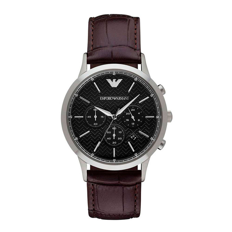 Zegarek ARMANI AR2482. Kwarcowy, Kolor czarny. Mężczyzna.