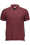 KOSZULKA POLO LEVI'S Z KRÓTKIM RĘKAWEM, CZERWONA