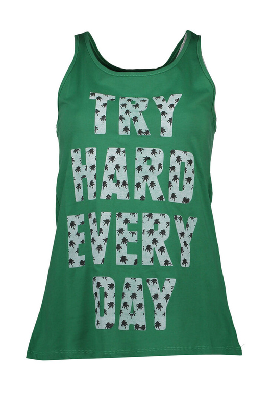 SILVIAN HEACH ZIELONA damski tank top