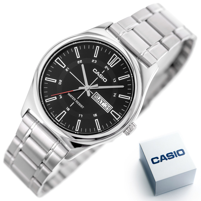 ZEGAREK MĘSKI CASIO MTP-V006D-1B (zd210d) + BOX