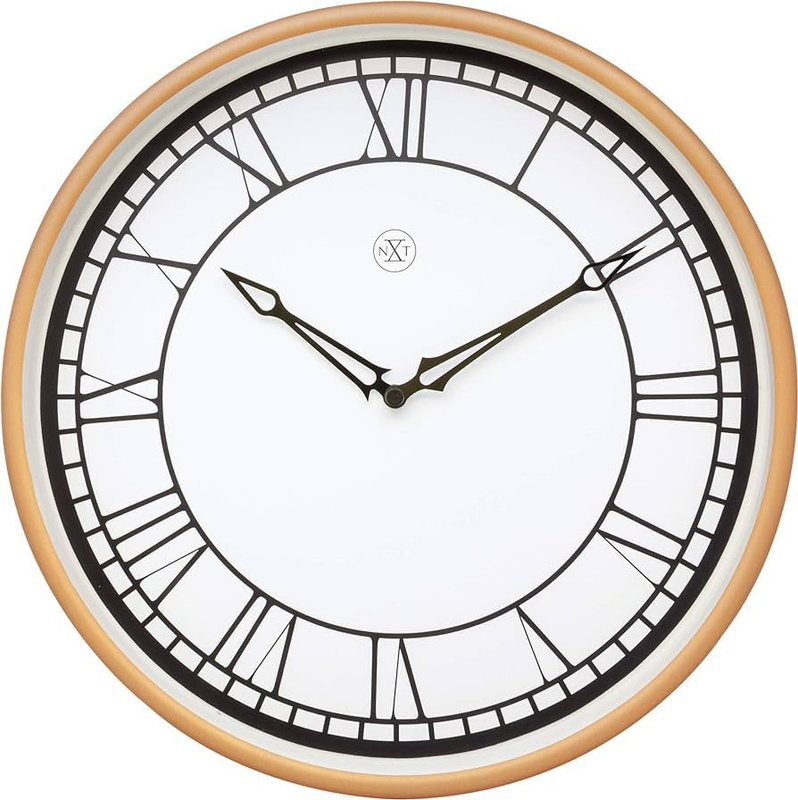 Zegarek NEXTIME 7332. Zegar ścienny, Kolor biały. Unisex.