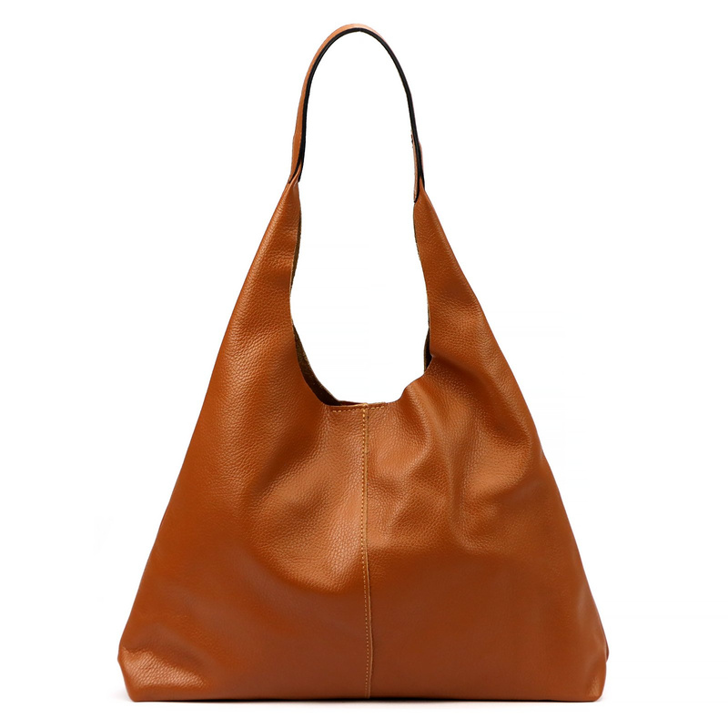 Vera Pelle damska shopperbag skóra naturalna duża torebka na ramię z etui