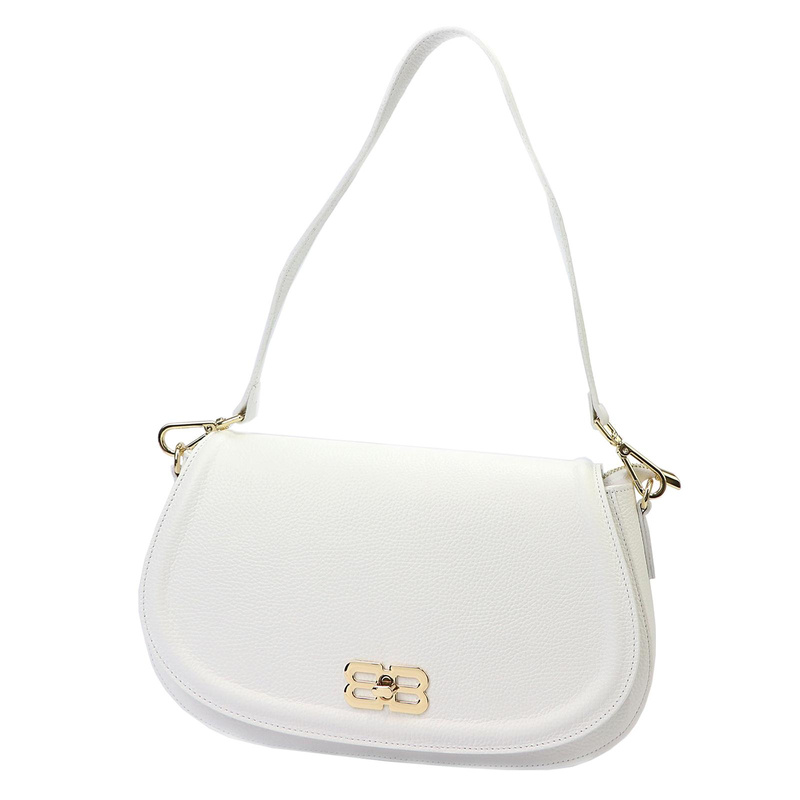 Skórzana damska listonoszka elegancka modna torebka na ramię Luka