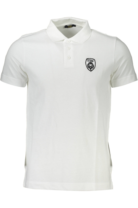 CAVALLI CLASS POLO KRÓTKI RĘKAW MĘSKI BIAŁE