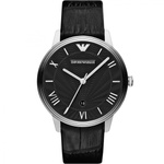 Zegarek ARMANI AR1611. Kwarcowy, Kolor czarny. Mężczyzna.