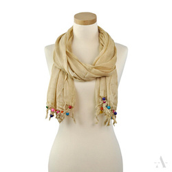 Szal Tęczowe Koraliki